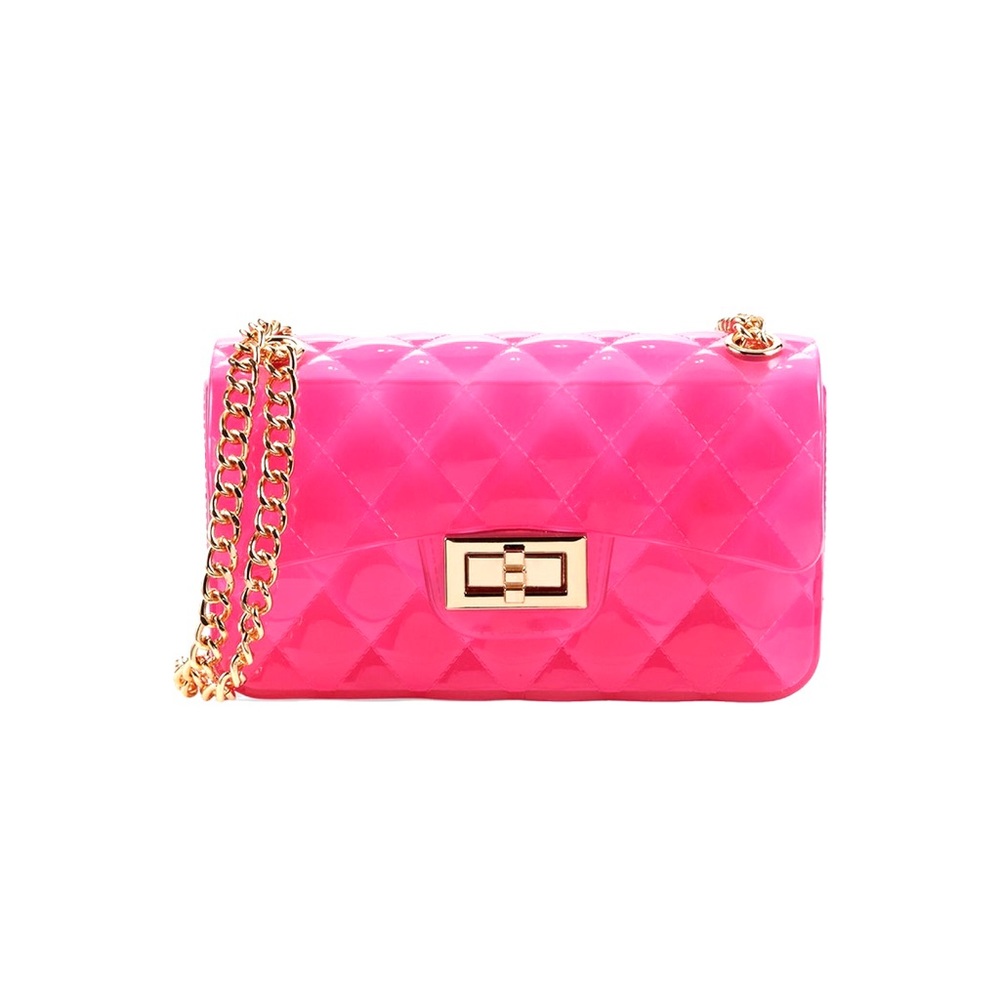 NWT JILL & ALLY Pink Quilted Crossbody Bag